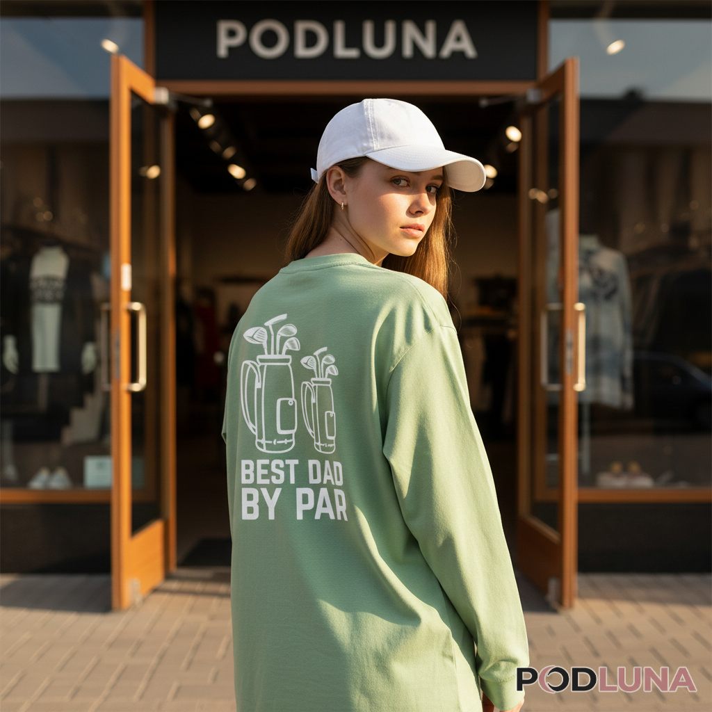 Best Dad By Par Golf Lover Father's Day Long Sleeve Best Dad By Par Golf Lover Father's Day Long Sleeve