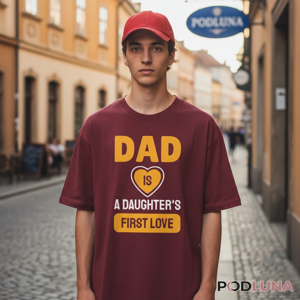 Dad Is A Daughters First Love Heart Shirt