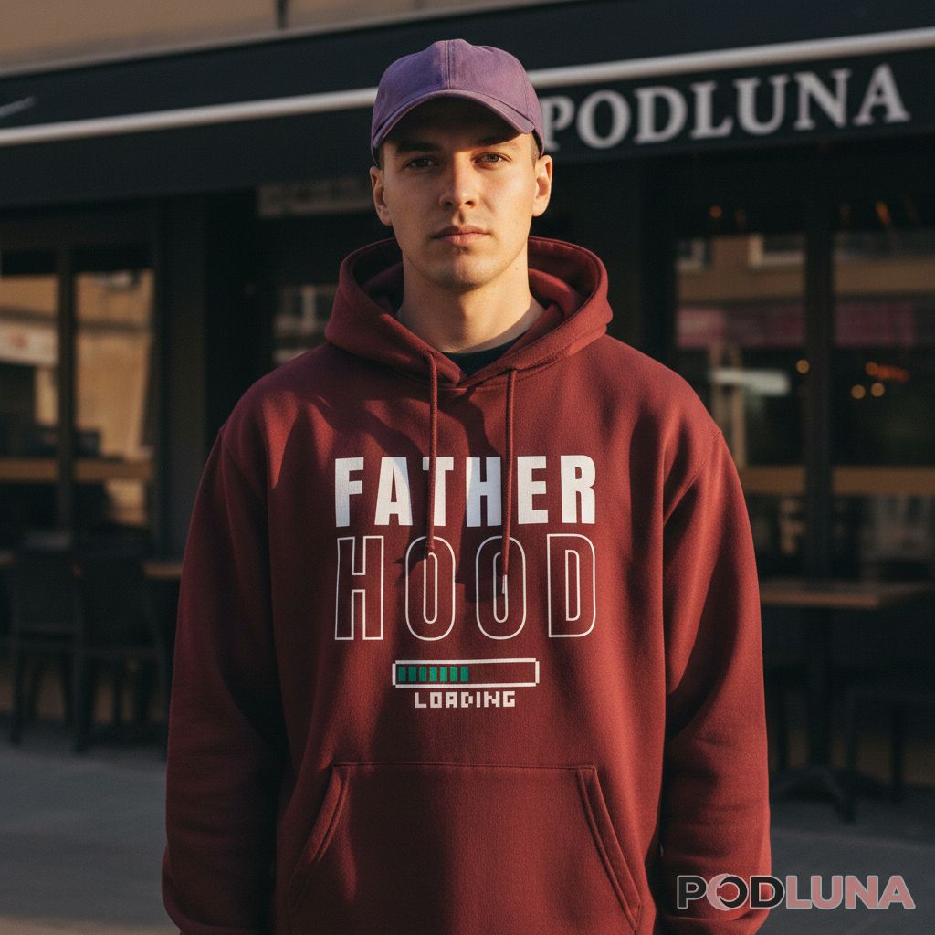 Funny New Dad Still Loading Progress Bar Graphic Hoodie Funny New Dad Still Loading Progress Bar Graphic Hoodie