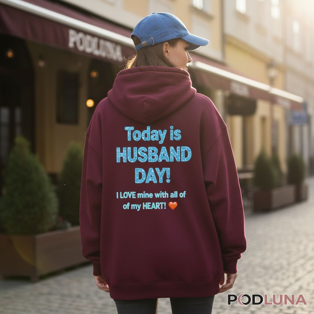 Today Is Husband Day I Love Mine With All Of My Heart Hoodie For Women Today Is Husband Day I Love Mine With All Of My Heart Hoodie For Women