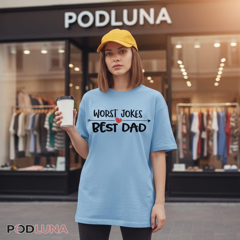 Worst Jokes Best Dad Funny Shirt