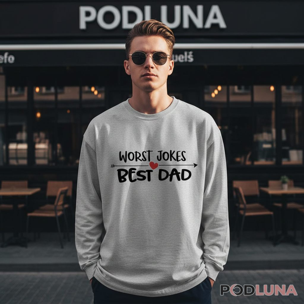 Worst Jokes Best Dad Funny Long Sleeve Worst Jokes Best Dad Funny Long Sleeve