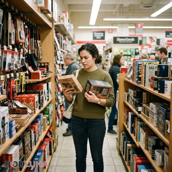Choosing The Right Gift For Dad In Real Store Setting Choosing The Right Gift For Dad In Real Store Setting