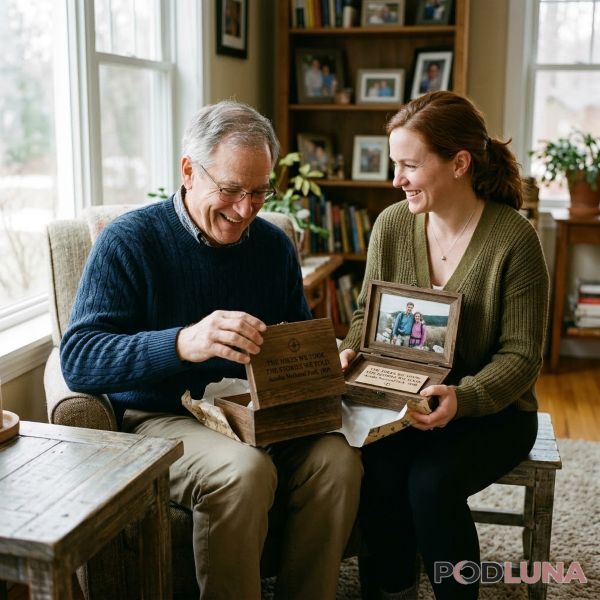 Meaningful Personalized Gift For Dad Family Memory
