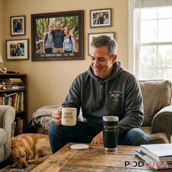 What Makes a Gift Truly Meaningful for Dad 14 Personalized Apparel Drinkware And Home Decor For Dad