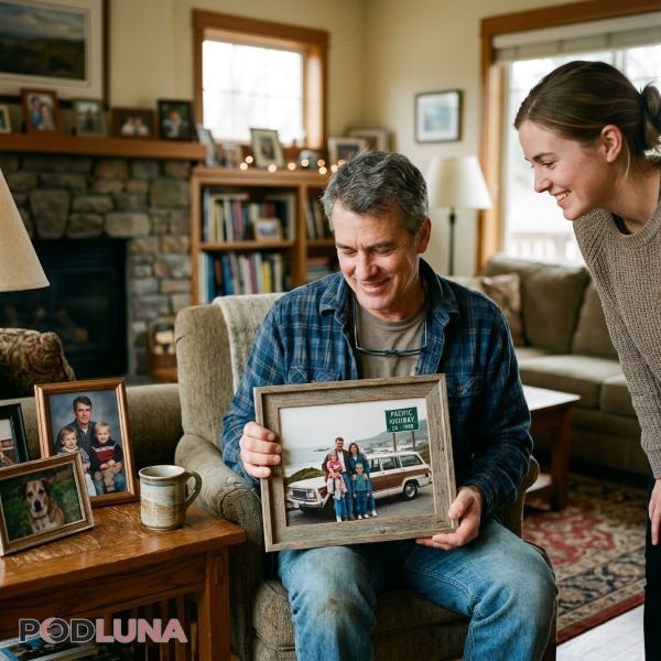 Sentimental Gift For Dad With Family Memory