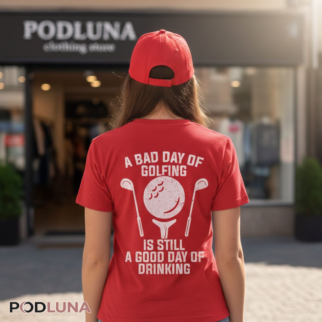 A Bad Day Of Golfing Dad Is Still A Good Day Of Drinking Shirt