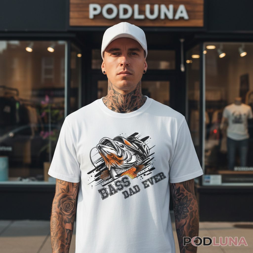 Best Bass Dad Ever Fishing Gift Shirt