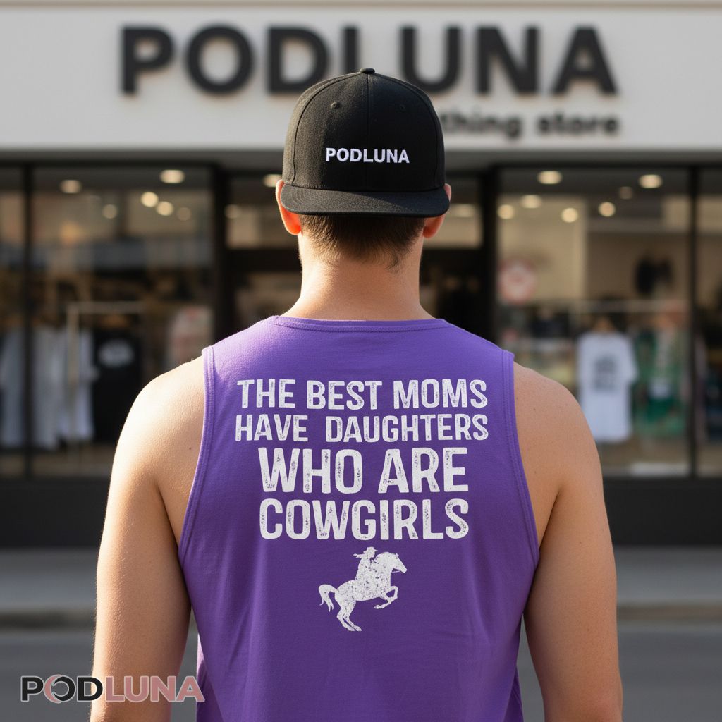 Cowgirl Mom Gift The Best Moms Have Daughters Who Are Cowgirls Tanktop Cowgirl Mom Gift The Best Moms Have Daughters Who Are Cowgirls Tanktop