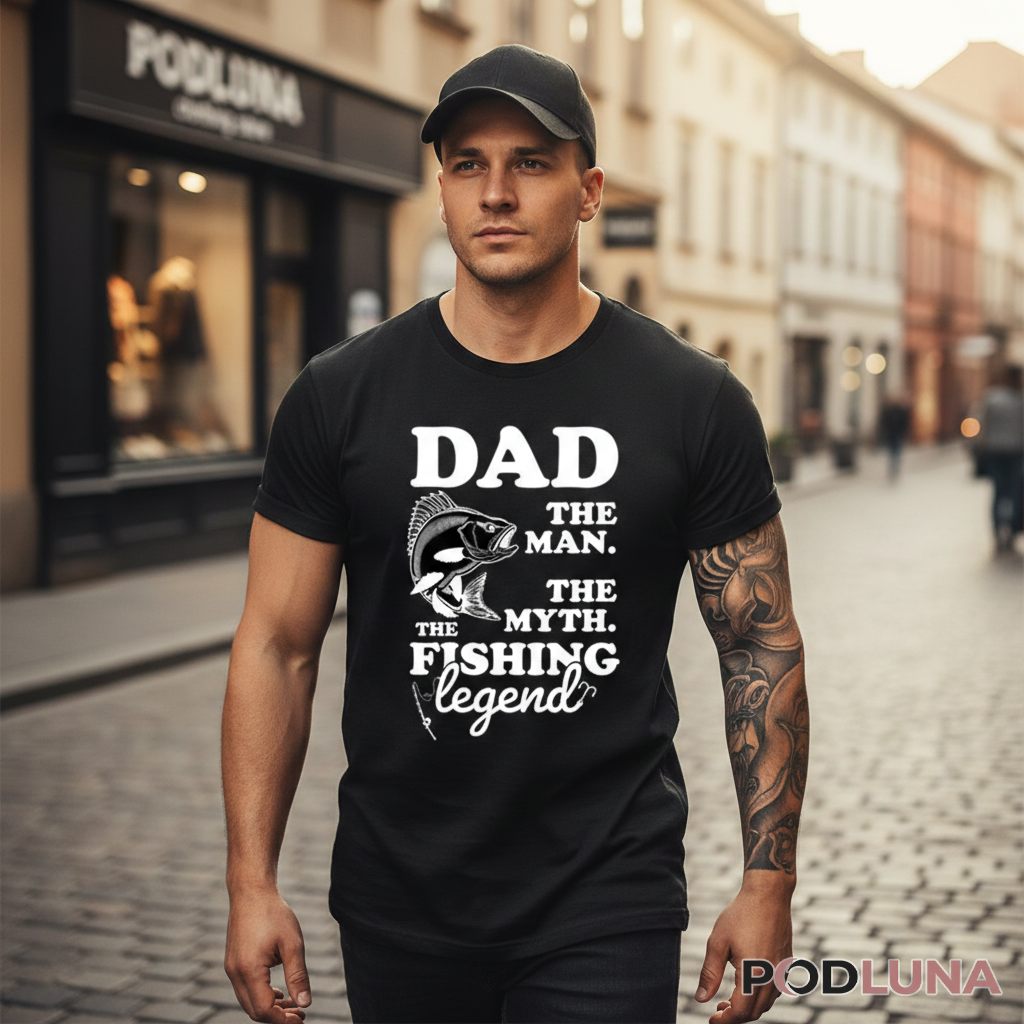Dad Like Fishing And Maybe 3 People Sarcastic Fisherman Shirt