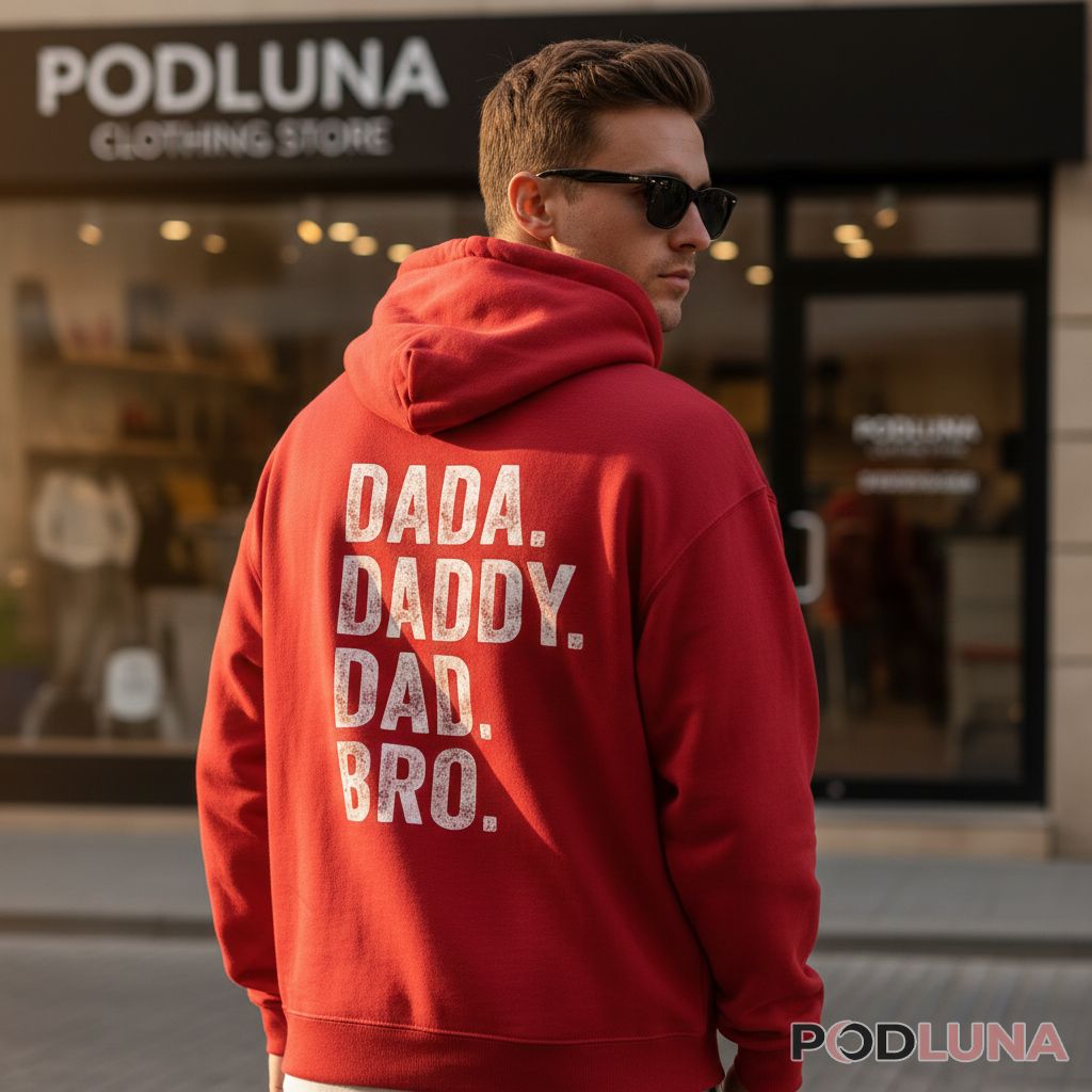 Dada Daddy Dad Bro Retro Hoodie Dada Daddy Dad Bro Retro Hoodie