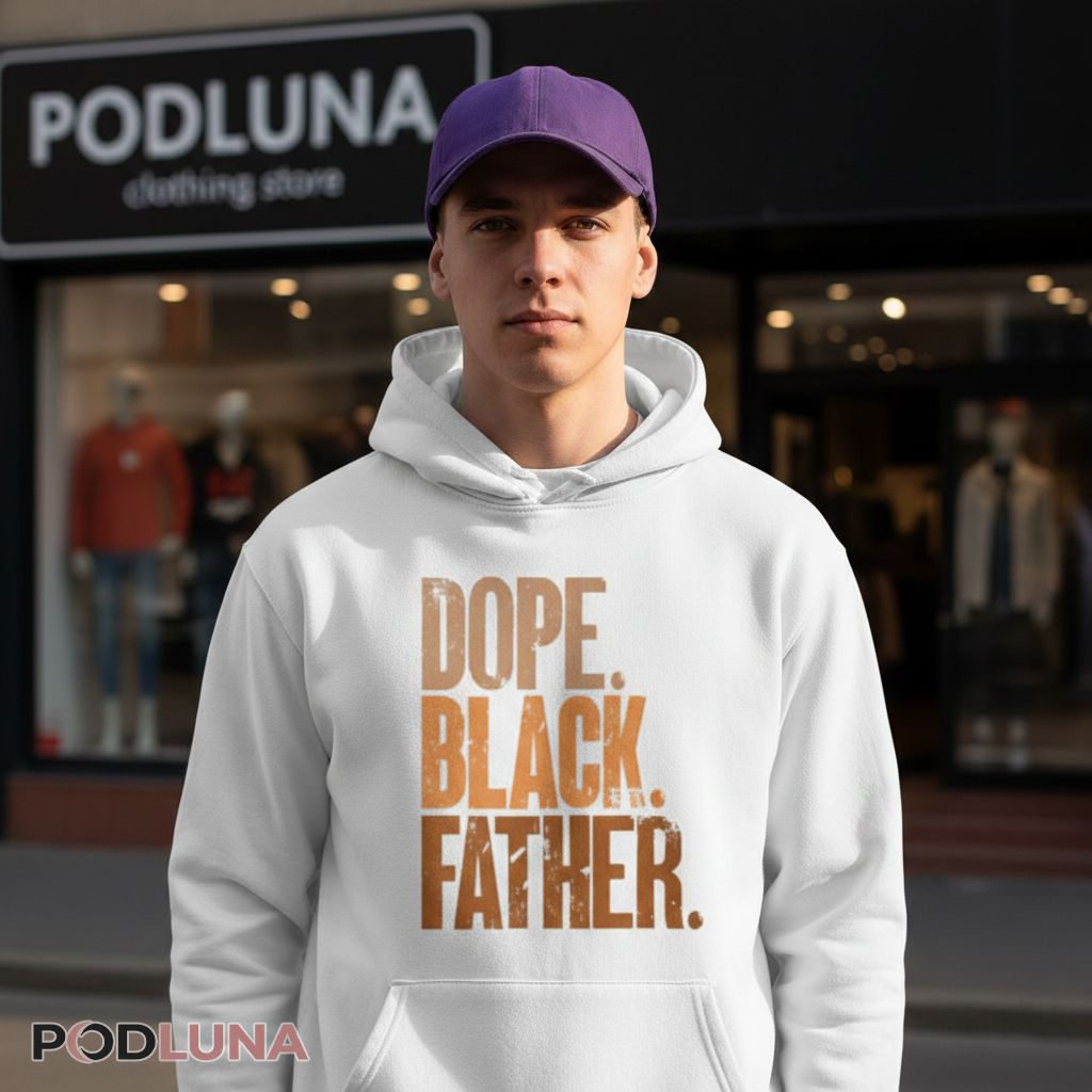 Dope Black Father Retro Hoodie Dope Black Father Retro Hoodie
