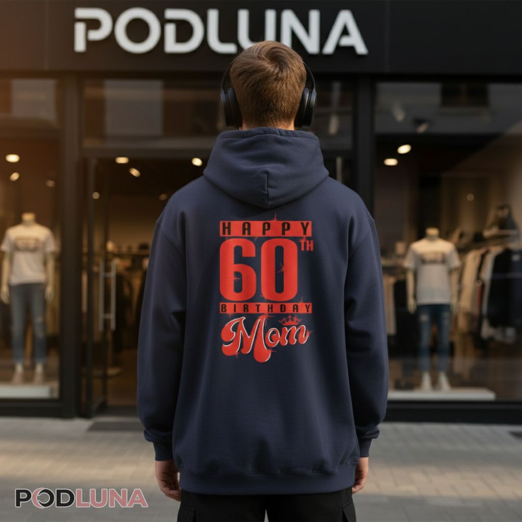 Happy 60Th Birthday Presents Mom Hoodie Happy 60Th Birthday Presents Mom Hoodie