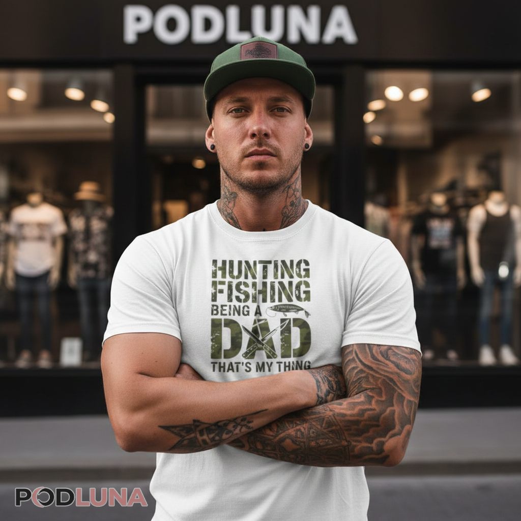 Hunting Fishing Being A Dad That Is My Thing Camo Shirt