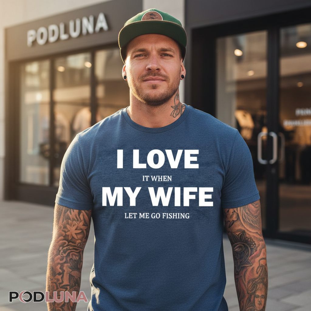 I Love It When My Wife Let Me Go Fishing Shirt