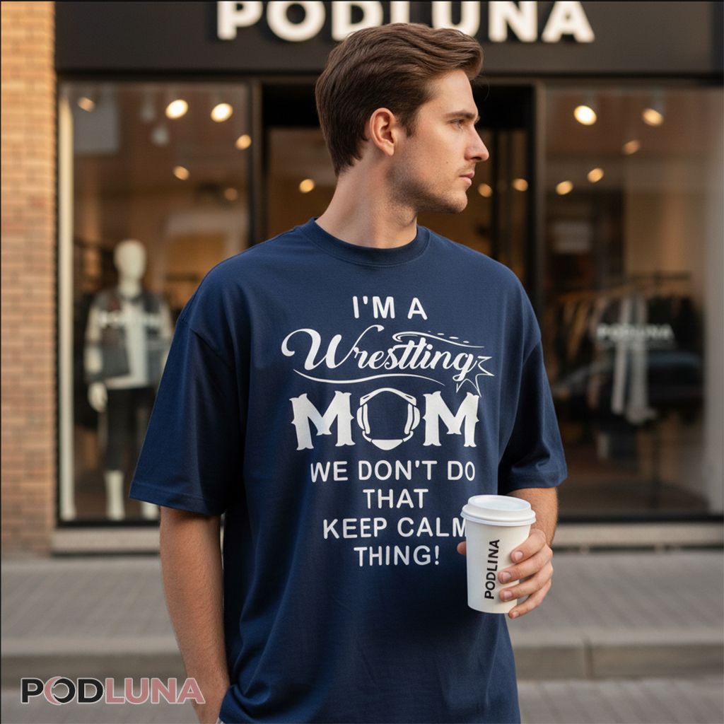 I’m A Wrestling Mom We Don’t Do That Keep Calm Thing Shirt