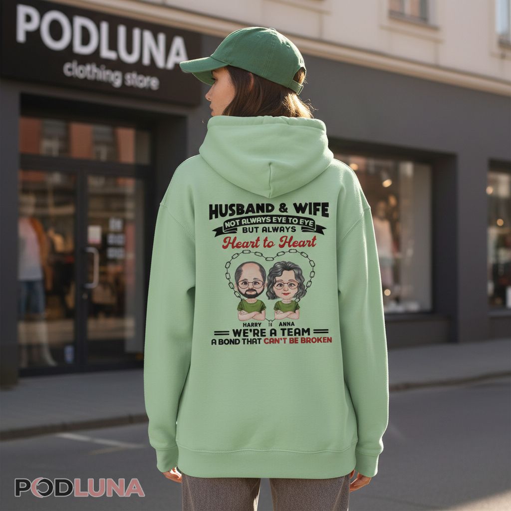 Personalized Husband And Wife Heart To Heart Bond That Cant Be Broken Hoodie Personalized Husband And Wife Heart To Heart Bond That Cant Be Broken Hoodie