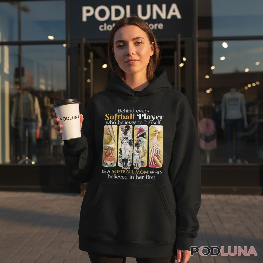 Personalized Softball Mom Gift For Sports Fans Hoodie Personalized Softball Mom Gift For Sports Fans Hoodie