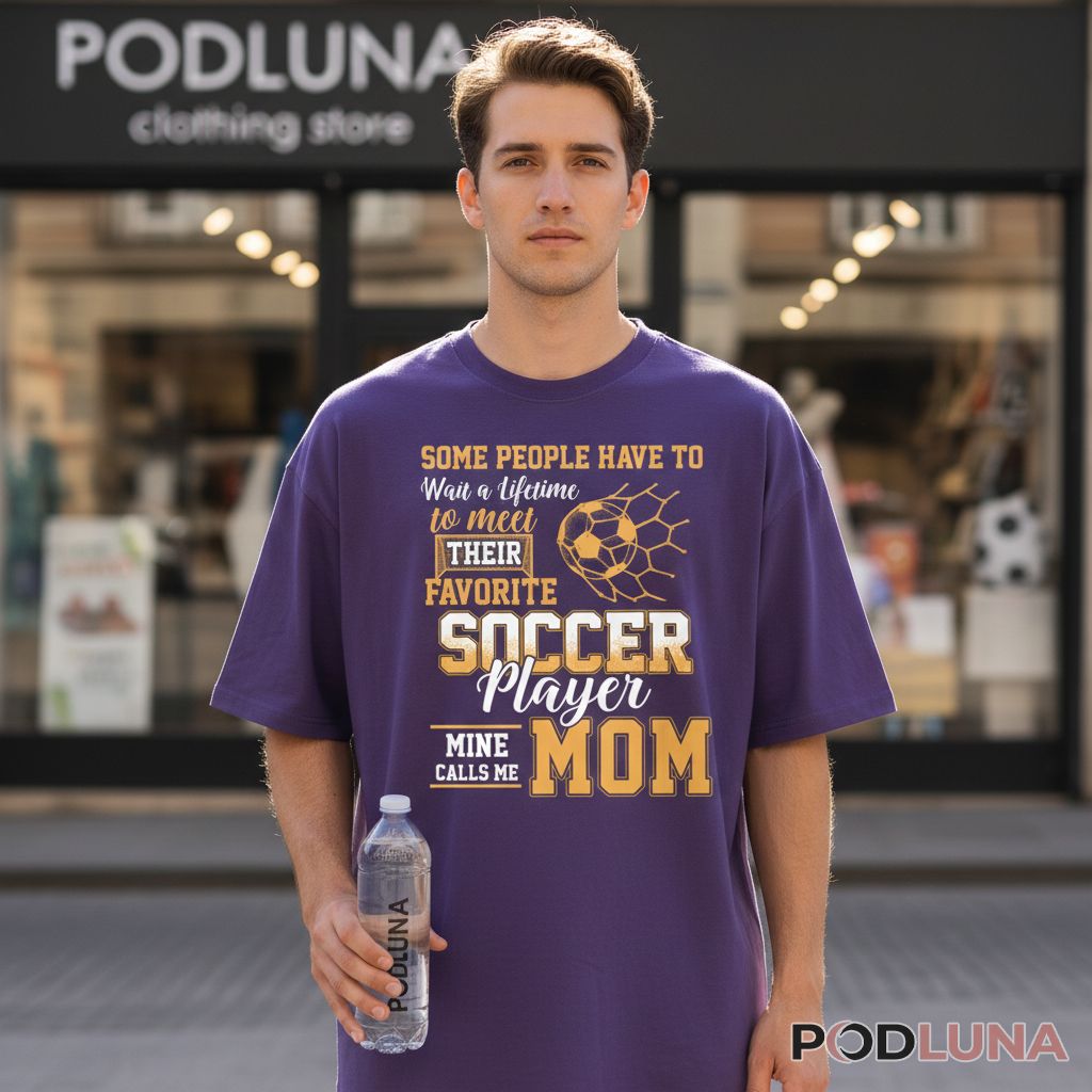 Soccer Mom Life Favorite Player Gift For Sports Mama Shirt