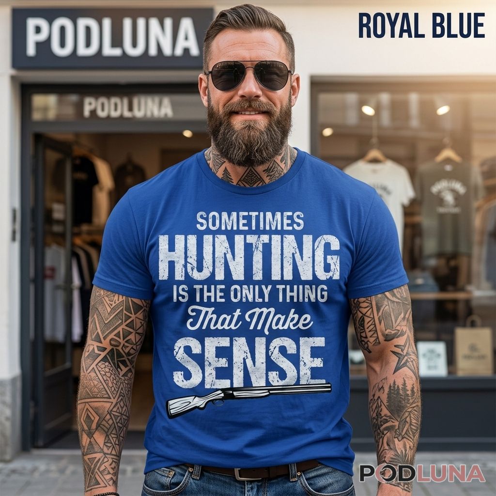 Sometimes Hunting Is The Only Thing That Makes Sense Dad Shirt