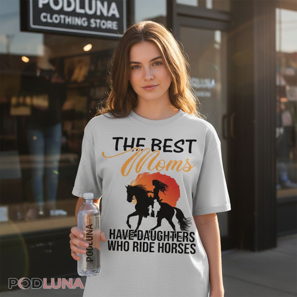The Best Moms Have Daughters Who Ride Horses Shirt