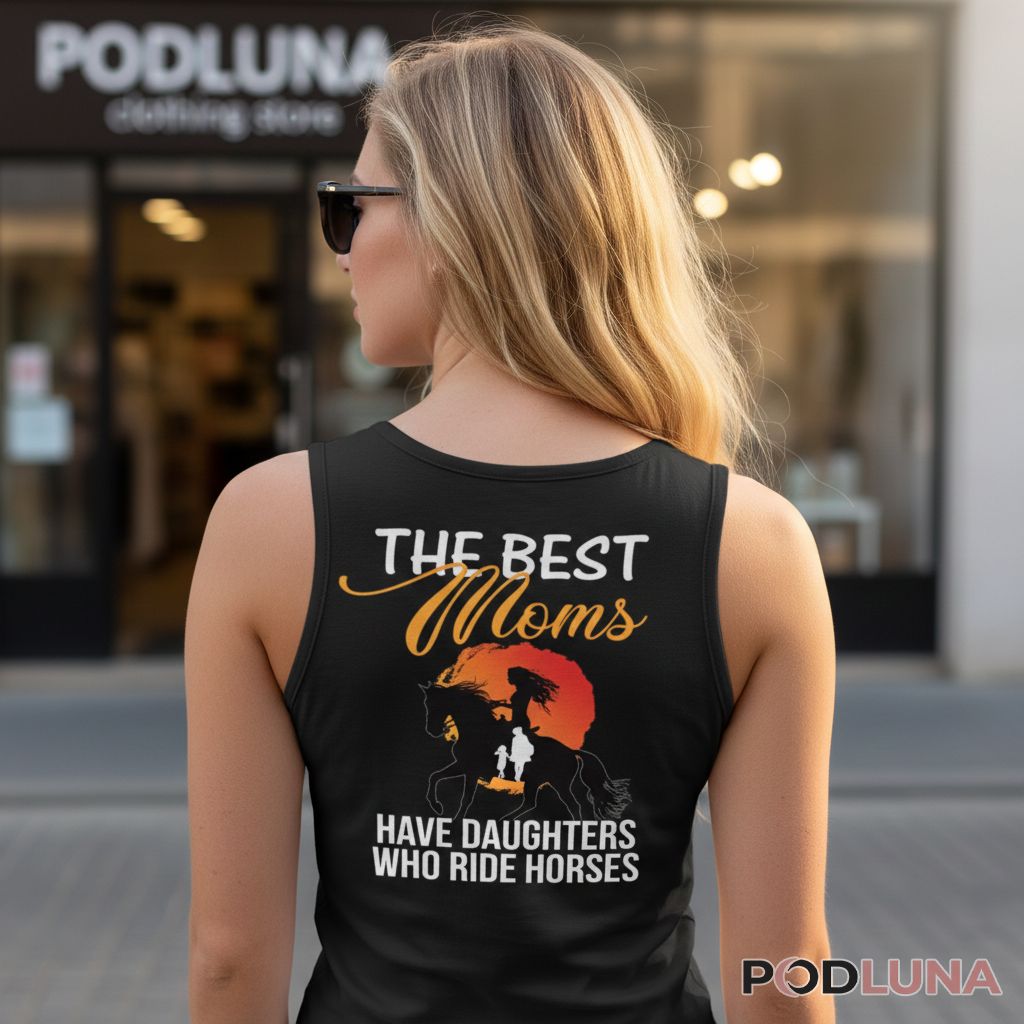 The Best Moms Have Daughters Who Ride Horses Tanktop The Best Moms Have Daughters Who Ride Horses Tanktop