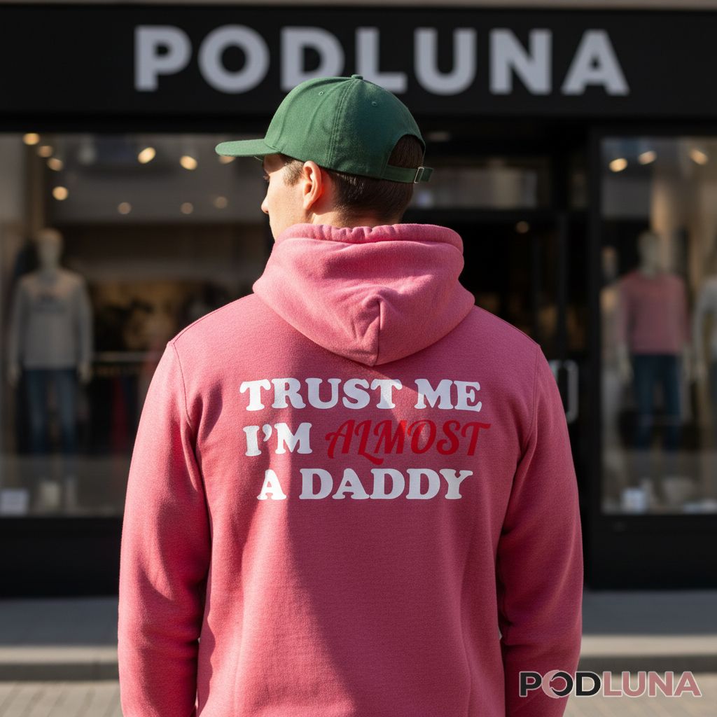 Trust Me I'm Almost A Daddy New Dad To Be Hoodie Trust Me I'm Almost A Daddy New Dad To Be Hoodie
