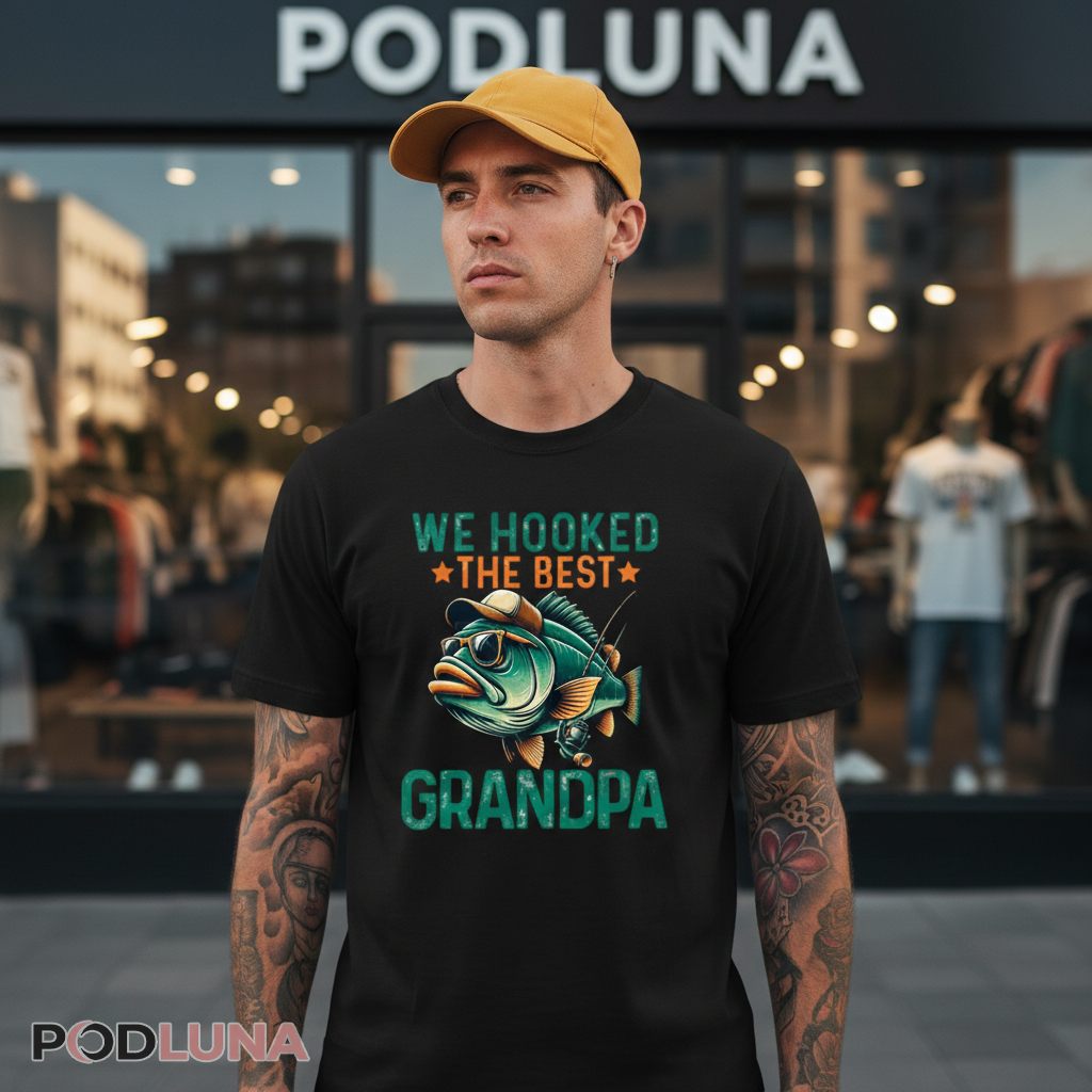 Wishin I Was Fishin Bass Wearing Sunglasses Shirt