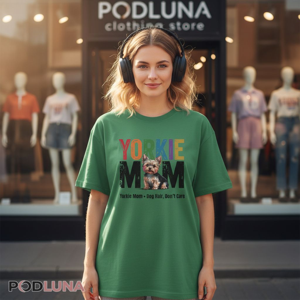 Yorkie Mom Dog Hair Don’t Care Classic Shirt
