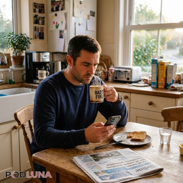 Busy Dad Morning Routine Real Life Family Moment Busy Dad Morning Routine Real Life Family Moment