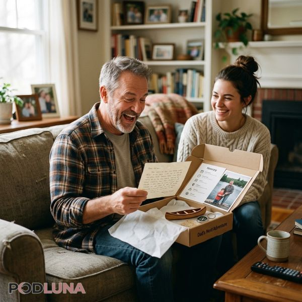 Creative Experience Gift Reveal for Dad