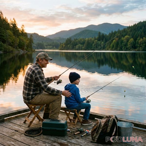 Fishing Trip With Dad Outdoor Experience Real Moment Fishing Trip With Dad Outdoor Experience Real Moment