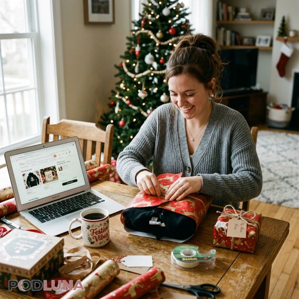 Last Minute Christmas Gift Ideas Real Life Preparation Scene