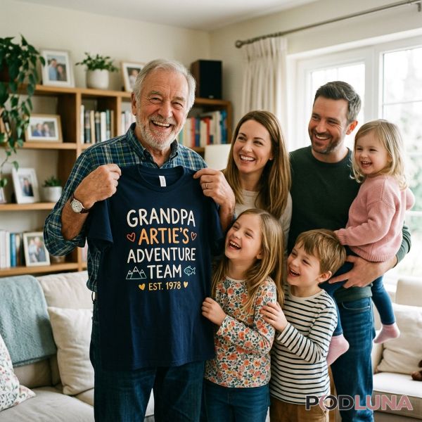 Personalized Funny Gift For Grandad Family Moment Personalized Funny Gift For Grandad Family Moment