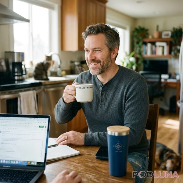 Personalized Mug and Tumbler Gift for Dad Daily Use