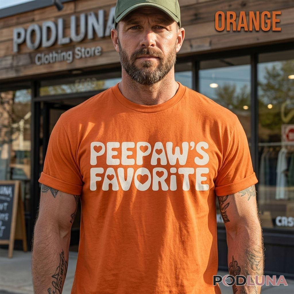 Best Peepaw Favorite Shirt Gift From Grandpa