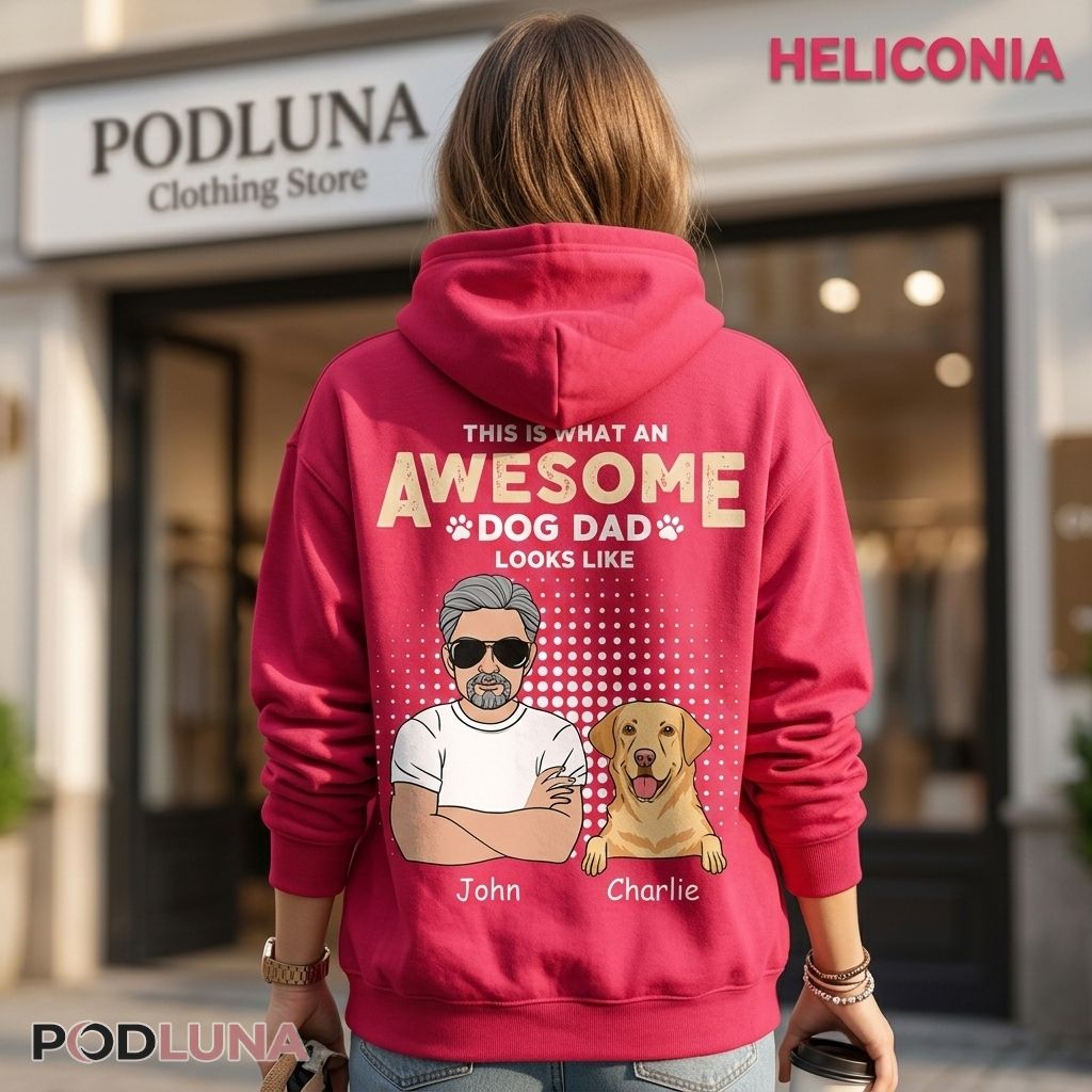 Personalized This Is What An Awesome Dog Dad Looks Like Hoodie Personalized This Is What An Awesome Dog Dad Looks Like Hoodie
