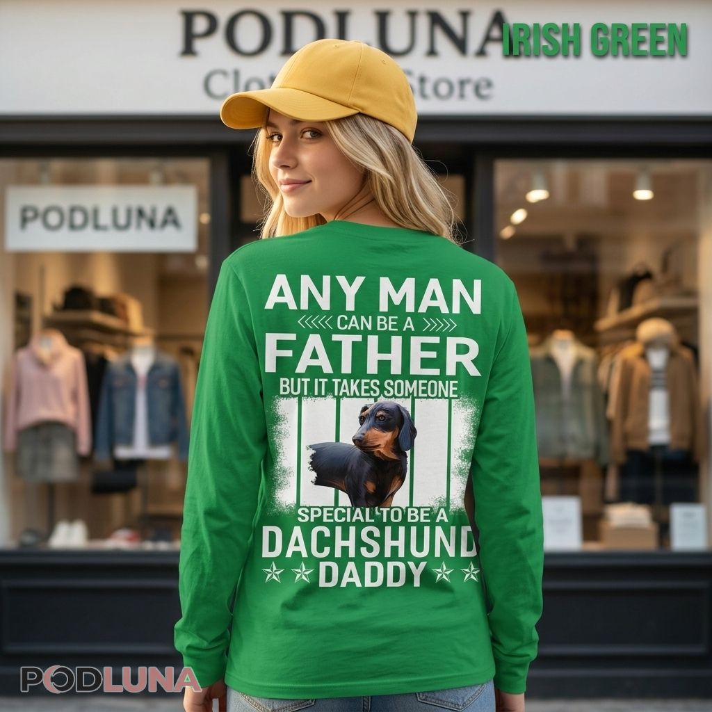 Personalized Dachshund Daddy Long Sleeve Funny Father Day Gift For Dog Lovers Personalized Dachshund Daddy Long Sleeve Funny Father Day Gift For Dog Lovers