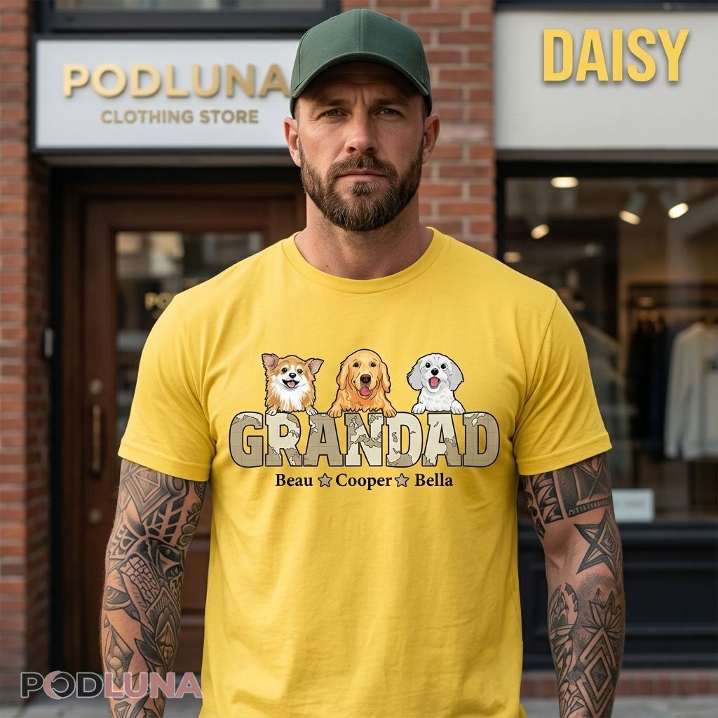 Personalized Happy Father Day From The Bottom Of My Fart Dog Shirt