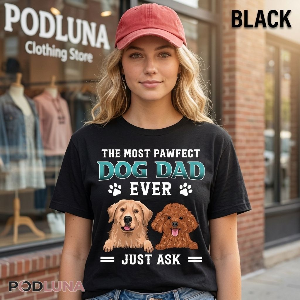 Personalized Happy Father Day From The Bottom Of My Fart Dog Shirt