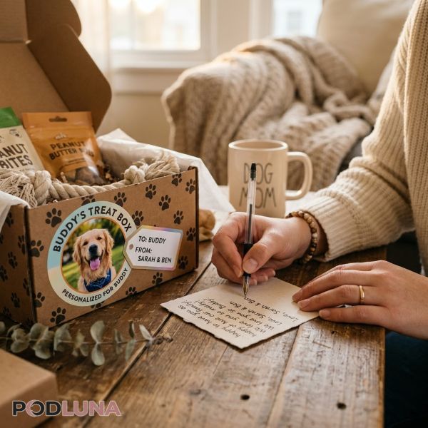 Adding Personal Touch To Dog Gift Real Moment