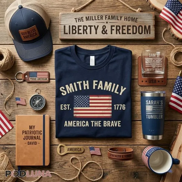 Best Patriotic Gifts For Dad Personalized Collection