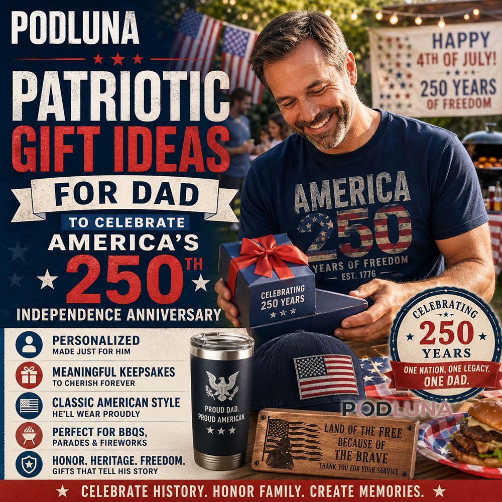 Patriotic Gift Ideas for Dad to Celebrate America’s 250th Independence Anniversary2