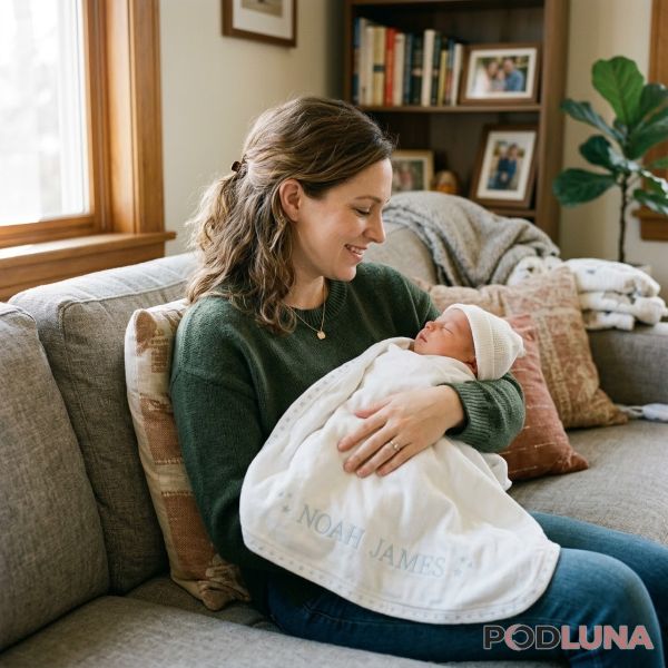 Personalized Comfort Gift For New Mom At Home Real Moment