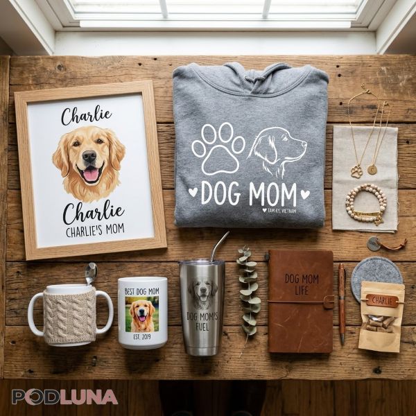 Personalized Dog Mom Gift Ideas Real Products Display