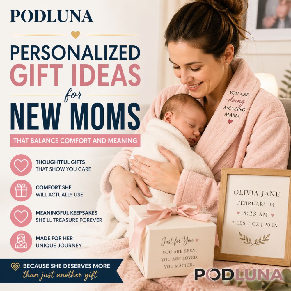 Personalized Gift Ideas for New Moms That Balance Comfort and Meaning