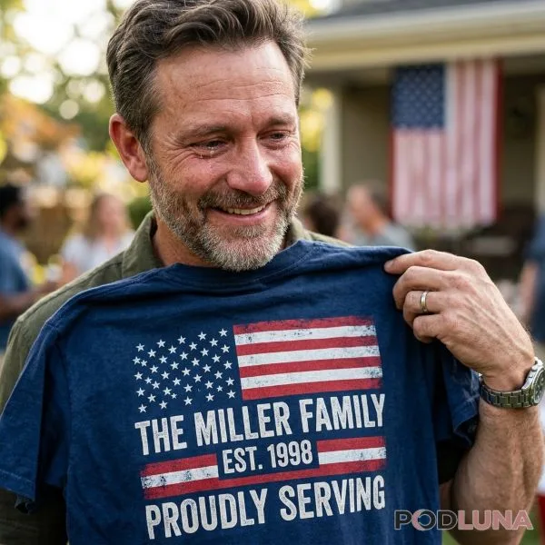 Personalized Patriotic Gift For Dad Emotional Moment