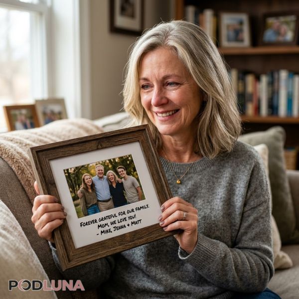 Sentimental Personalized Gift For Mom With Family Memory