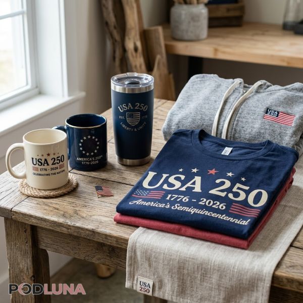 USA 250 Anniversary Patriotic Gifts Real Products