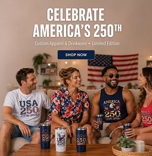 USA 250th Anniversary banner mobie
